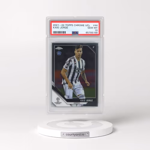 2021 Topps Chrome UEFA Champions League #44 Kaio Jorge (PSA 10 GEM MINT)