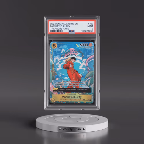 2024 One Piece Two Legends #109 Monkey D. Luffy - Treasure Rare (PSA 9 MINT)