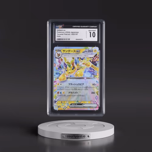 2024 Pokémon Sv8a-Terastal Fest EX #052 Jolteon EX - Holo (CGC 10 GEM MINT)