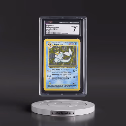 1999 Jungle #12/64 Vaporeon - Holo (CGC 7 NM)