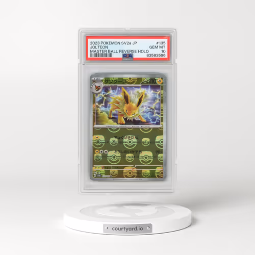 2023 Pokémon Sv2a-Pokemon 151 #135 Jolteon - Reverse Holo Master Ball (PSA 10 GEM MINT)