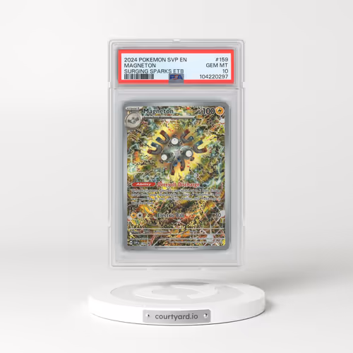 2024 Pokémon Svp EN-SV Black Star Promo #159 Magneton - Surging Sparks Elite Trainer Box (PSA 10 GEM MINT)