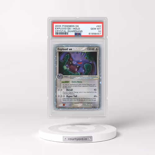 2006 Pokémon EX Crystal Guardians #92 Exploud EX - Holo Holo (PSA 10 GEM MINT)