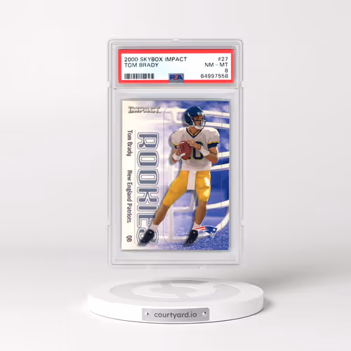2000 Skybox Impact #27 Tom Brady (PSA 8 NM-MT)