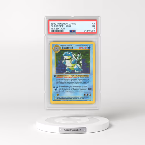 1999 Pokémon Game #2 Blastoise - 1st Edition Holo (PSA 5 EX)