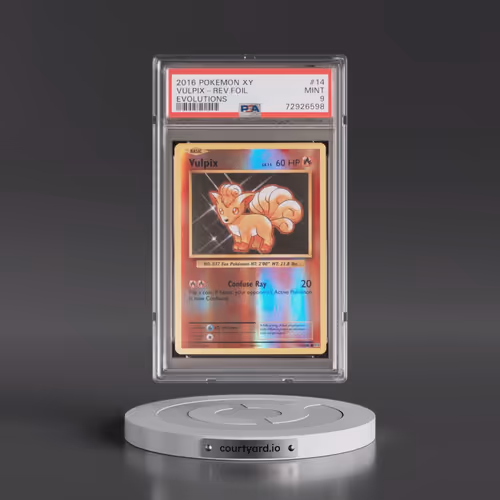 2016 Pokémon XY Evolutions #14 Vulpix - Reverse Foil (PSA 9 MINT)