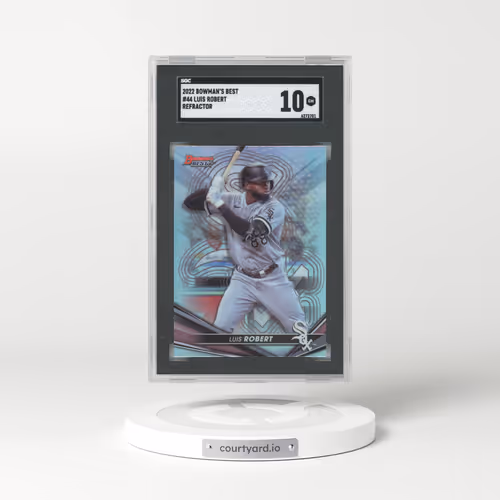 2022 Bowman's Best #44 Luis Robert - Refractor (SGC 10 GEM MINT)