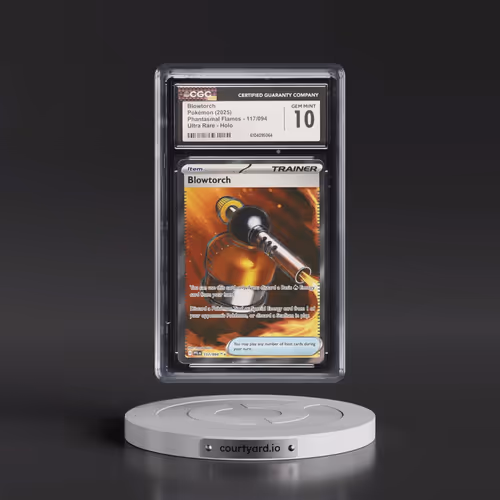 2025 Phantasmal Flames - PFL EN #117/094 Blowtorch - Ultra Rare Holo (CGC 10 GEM MINT)