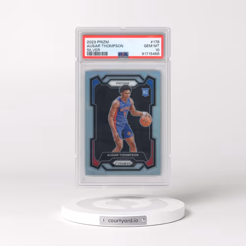 2023 Panini Prizm #178 Ausar Thompson - Silver Prizm (PSA 10 GEM MINT)