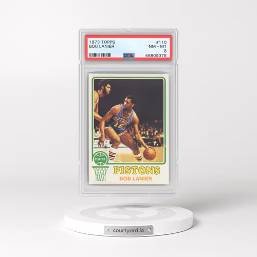 1973 Topps #110 Bob Lanier (PSA 8 NM-MT)