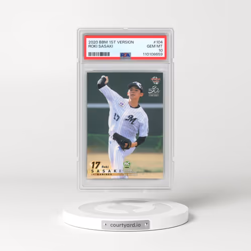 2020 BBM 1st Version #104 Roki Sasaki (PSA 10 GEM MINT)