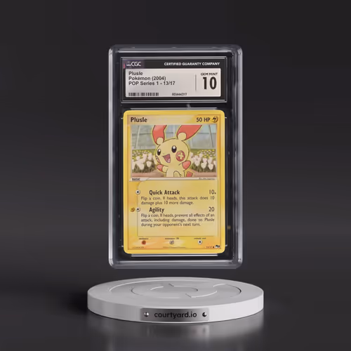 2004 POP Series 1 #13/17 Plusle (CGC 10 GEM MINT)