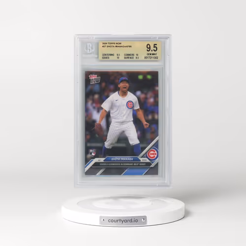 2024 Topps Now #27 Shota Imanaga (BGS 9.5 GEM MINT)