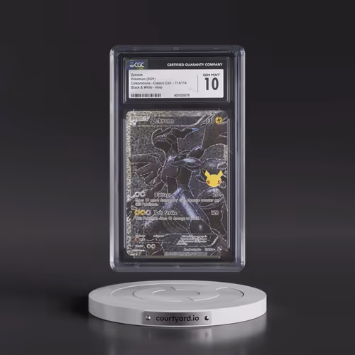 2021 Celebrations - Classic Collection #114/114 Zekrom - Black & White Holo (CGC 10 GEM MINT)