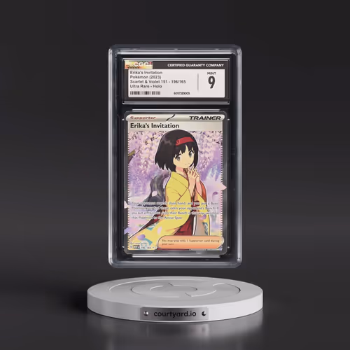 2023 Scarlet & Violet 151 - MEW EN #196/165 Erika's Invitation - Ultra Rare Holo (CGC 9 MINT)
