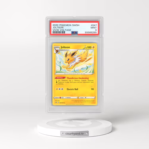 2020 Pokémon Sword & Shield Vivid Voltage #047 Jolteon (PSA 9 MINT)