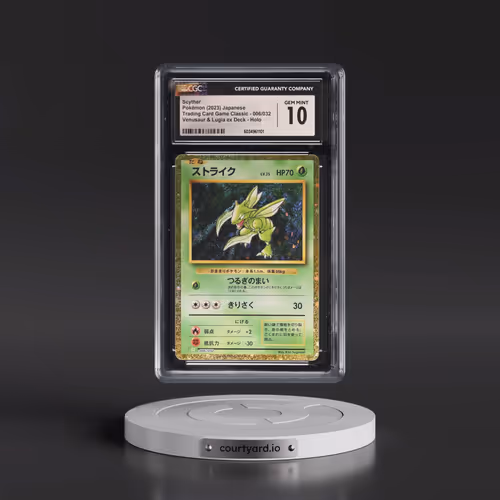 2023 Pokémon Clf-Trading Card Game Classic Venusaur & Lugia EX Deck #006 Scyther (CGC 10 GEM MINT)