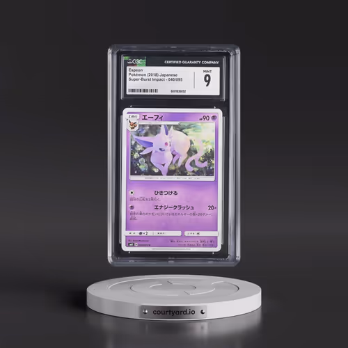 2018 Super-Burst Impact #040/095 Espeon (CGC 9 MINT)