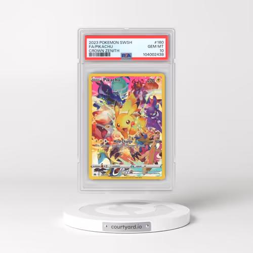 2023 Pokémon Sword and Shield Crown Zenith #160 Pikachu - Full Art (PSA 10 GEM MINT)