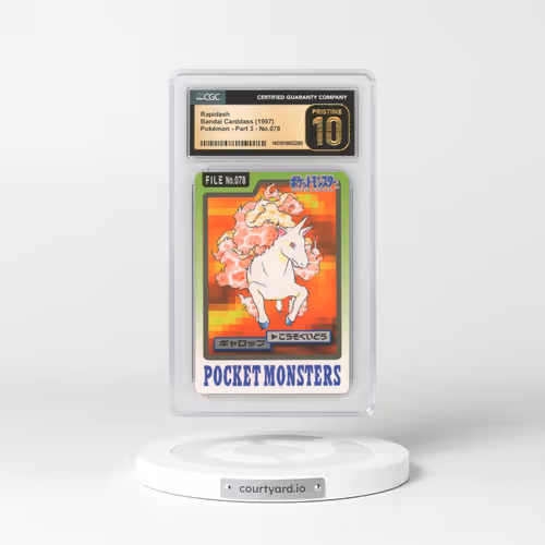 1997 Japanese Bandai Carddass #78 Rapidash (CGC 10 PRISTINE)