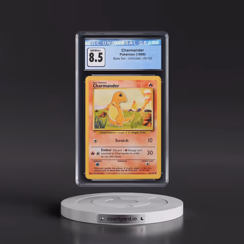 1999 Base Set #46/102 Charmander (CGC 8.5 NM-MT+)