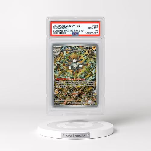 2024 Pokémon Svp EN-SV Black Star Promo #159 Magneton - Surging Sparks Pokemon Center Elite Trainer