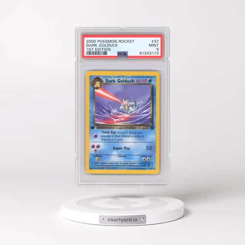 2000 Pokémon Rocket #37 Dark Golduck - 1st Edition (PSA 9 MINT)