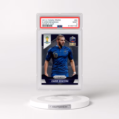 2014 Panini Prizm World Cup #82 Karim Benzema (PSA 9 MINT)