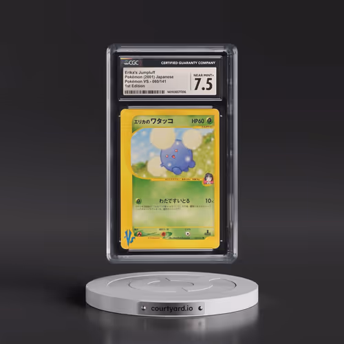 2001 Pokémon VS #060/141 Erika's Jumpluff - 1st Edition (CGC 7.5 NM+)