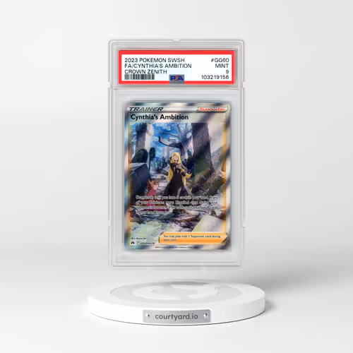 2023 Pokémon Sword and Shield Crown Zenith #GG60 Cynthia's Ambition - Full Art (PSA 9 MINT)