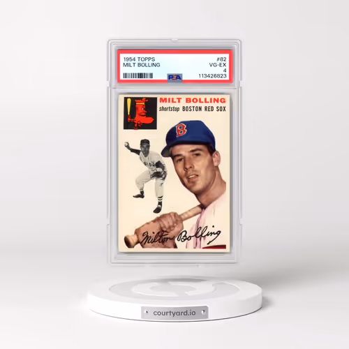 1954 Topps #82 Milt Bolling (PSA 4 VG-EX)
