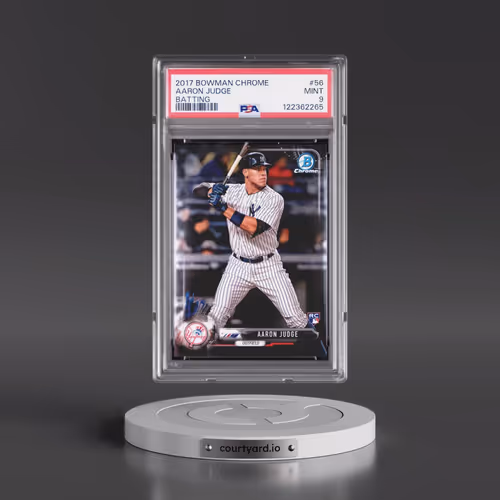 2017 Bowman Chrome #56 Aaron Judge - Batting (PSA 9 MINT)