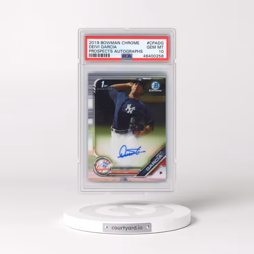 2019 Bowman Chrome Prospects Autographs #CPADG Deivi Garcia (PSA 10 GEM MINT)
