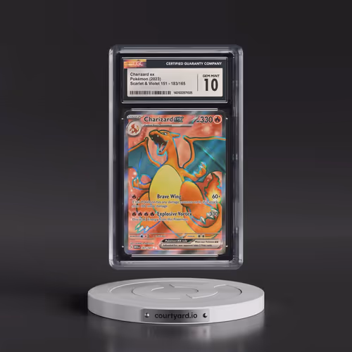 2023 Scarlet & Violet 151 - MEW EN #183/165 Charizard ex - Ultra Rare Holo (CGC 10 GEM MINT)