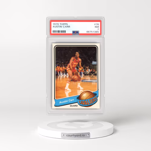1979 Topps #76 Austin Carr (PSA 7 NM)