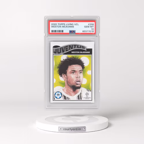 2020 Topps Living UEFA Champions League #258 Weston McKennie (PSA 10 GEM MINT)