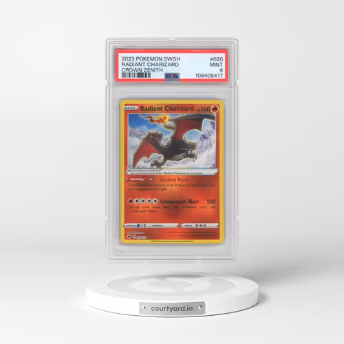 2023 Pokémon Sword and Shield Crown Zenith #020 Radiant Charizard - Holo (PSA 9 MINT)