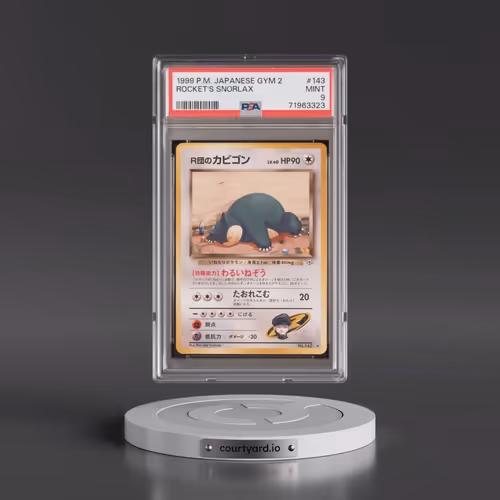 1999 Pokémon Gym 2 #143 Rocket's Snorlax (PSA 9 MINT)