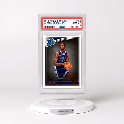 2018 Panini Donruss #188 Jaren Jackson Jr. (PSA 10 GEM MINT)
