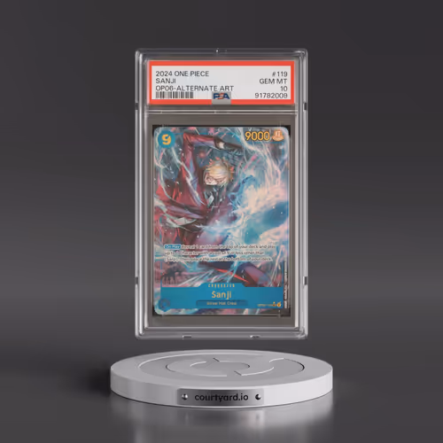 2024 One Piece OP06-Wings of the Captain #119 Sanji - Alternate Art (PSA 10 GEM MINT)
