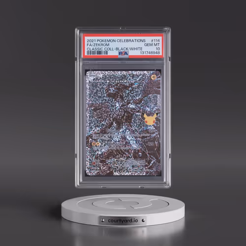 2021 Pokémon Celebrations Classic Collection #114 Zekrom - Full Art (PSA 10 GEM MINT)