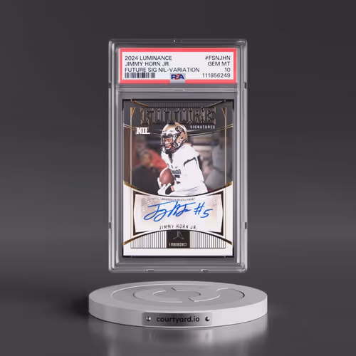 2024 Panini Luminance Future Signatures Nil #FSNJHN Jimmy Horn Jr. - Variation (PSA 10 GEM MINT)