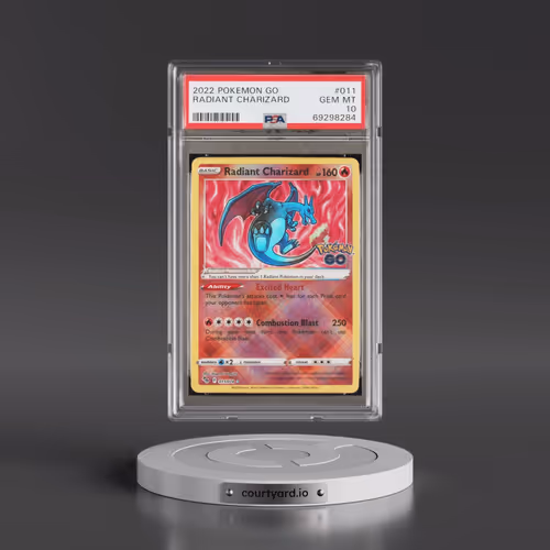 2022 Pokémon Go #011 Radiant Charizard - Holo (PSA 10 GEM MINT)