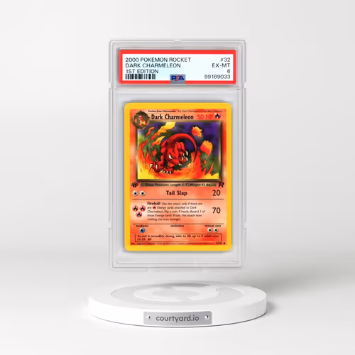 2000 Pokémon Rocket #32 Dark Charmeleon - 1st Edition (PSA 6 EX-MT)