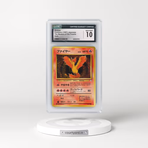1997 The Mystery of the Fossils Moltres - Holo (CGC 10 GEM MINT)