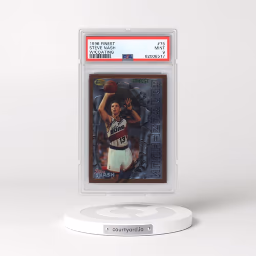 1996 Finest #75 Steve Nash - w/Coating (PSA 9 MINT)