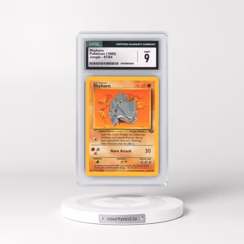 1999 Jungle #61/64 Rhyhorn (CGC 9 MINT)