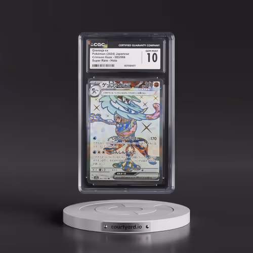 2024 Crimson Haze #083/066 Greninja ex - Super Rare Holo (CGC 10 GEM MINT)