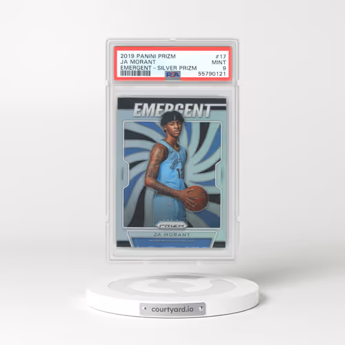 2019 Panini Prizm #17 JA Morant - Emergent - Silver Prizm (PSA 9 MINT)