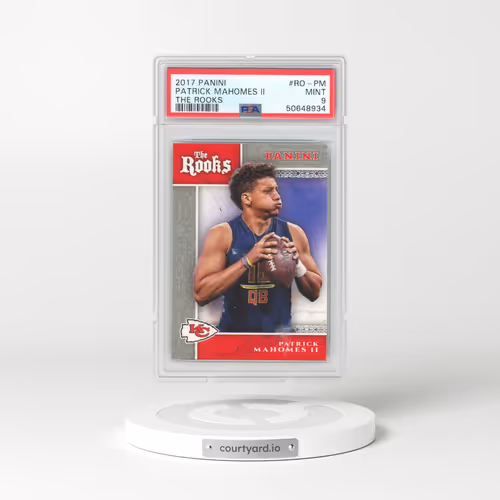 2017 Panini the Rooks #RO-PM Patrick Mahomes II (PSA 9 MINT)